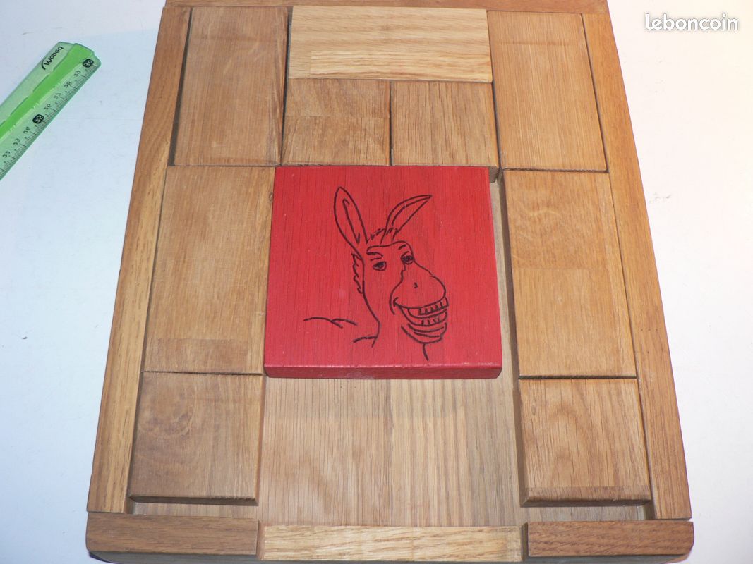 Jeu Ancien L'Âne Têtu - Édition Française - Boîte Incomplète - Vintage