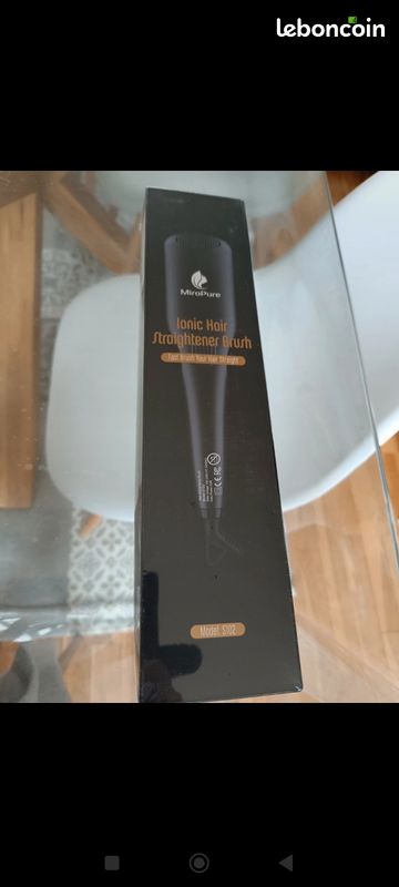 Brosse chauffante lisseur ions neuf emballé Miropure (image 4)