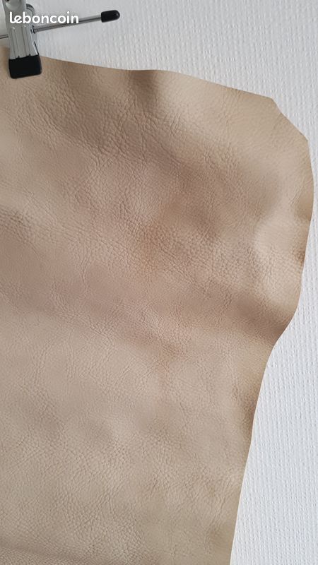 Peau cuir écru beige (image 5)
