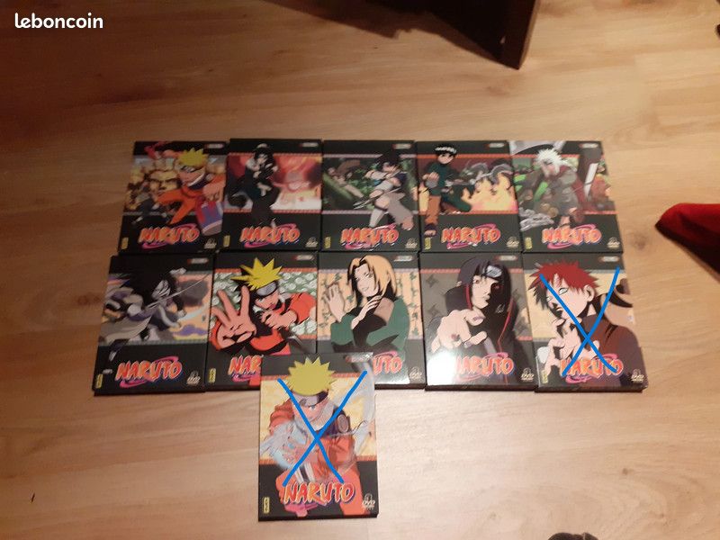 DVD Naruto 1 à 9 (image 1)