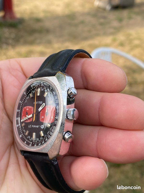 Chronographe mécanique vintage HERMA LE MANS (image 19)