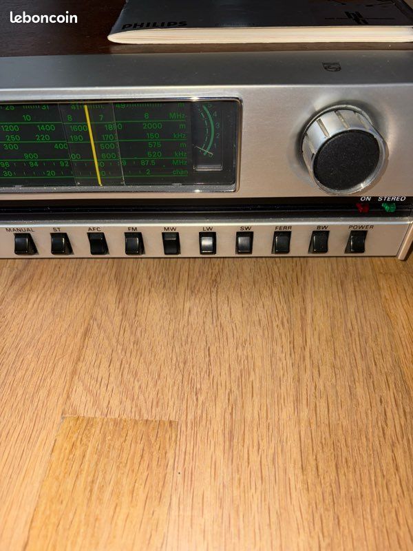 AMPLI PHILIPS AH302 et tuner Philips AH102L révisés par un