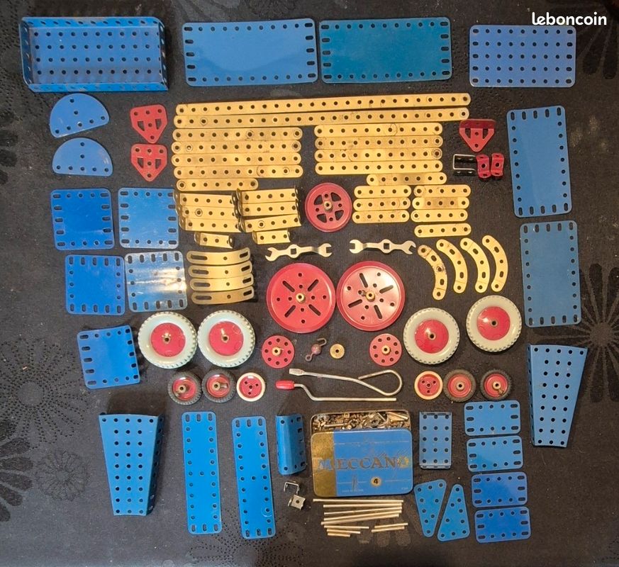 Meccano 1967 - 1969 : boite 4 Service Aéroport serie Thematique - complète