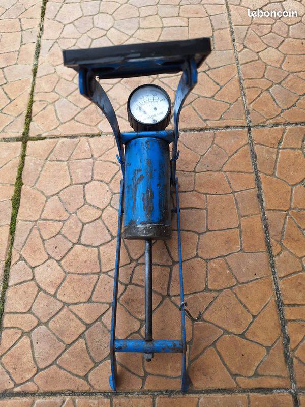 Pompe à pied pour vélo toutes les valves,Pompe à pied avec manomètre et