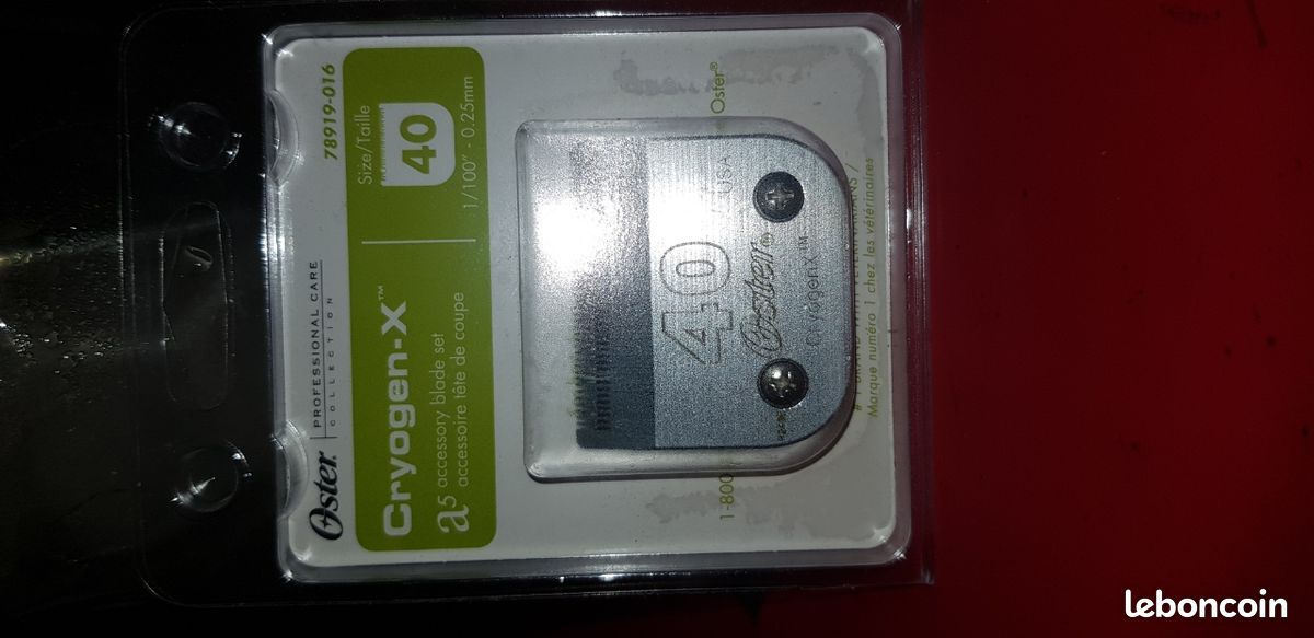 Lame de tondeuse oster cryogene-x 40 (image 1)