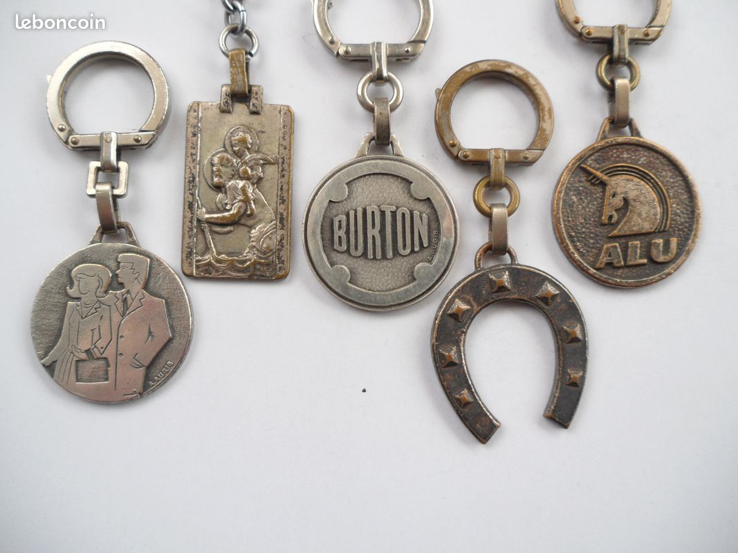 Porte-clés Original En Métal Doré - Forme Cuillère Antique - Idée Cadeau Déco Ou Cuisine