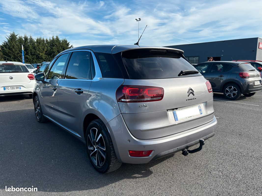 Citroen C4 PICASSO 1.6 BLUE HDI 120CH SHINE EAT6 KIT DISTRI NEUF+CAMÉRA +ATTELAGE GTIE 3 MOIS (image 5)