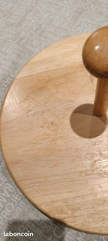 Plateau à Fromage Tournant Faveco En Pin Naturel 30cm - Présentation Élégante