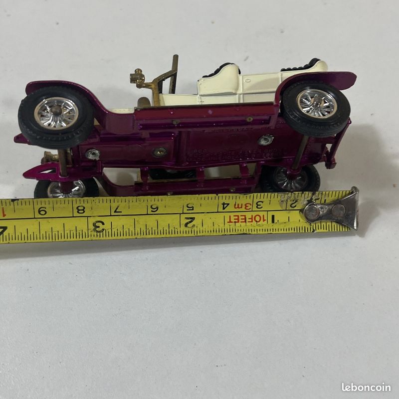 ROLLS-ROYCE 1906 Silver Ghost LESNEY 1969 – Voiture Miniature Métal Collection N3023