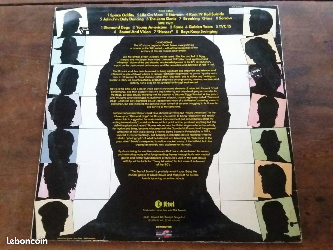 Disque vinyle David Bowie, The best of (image 2)