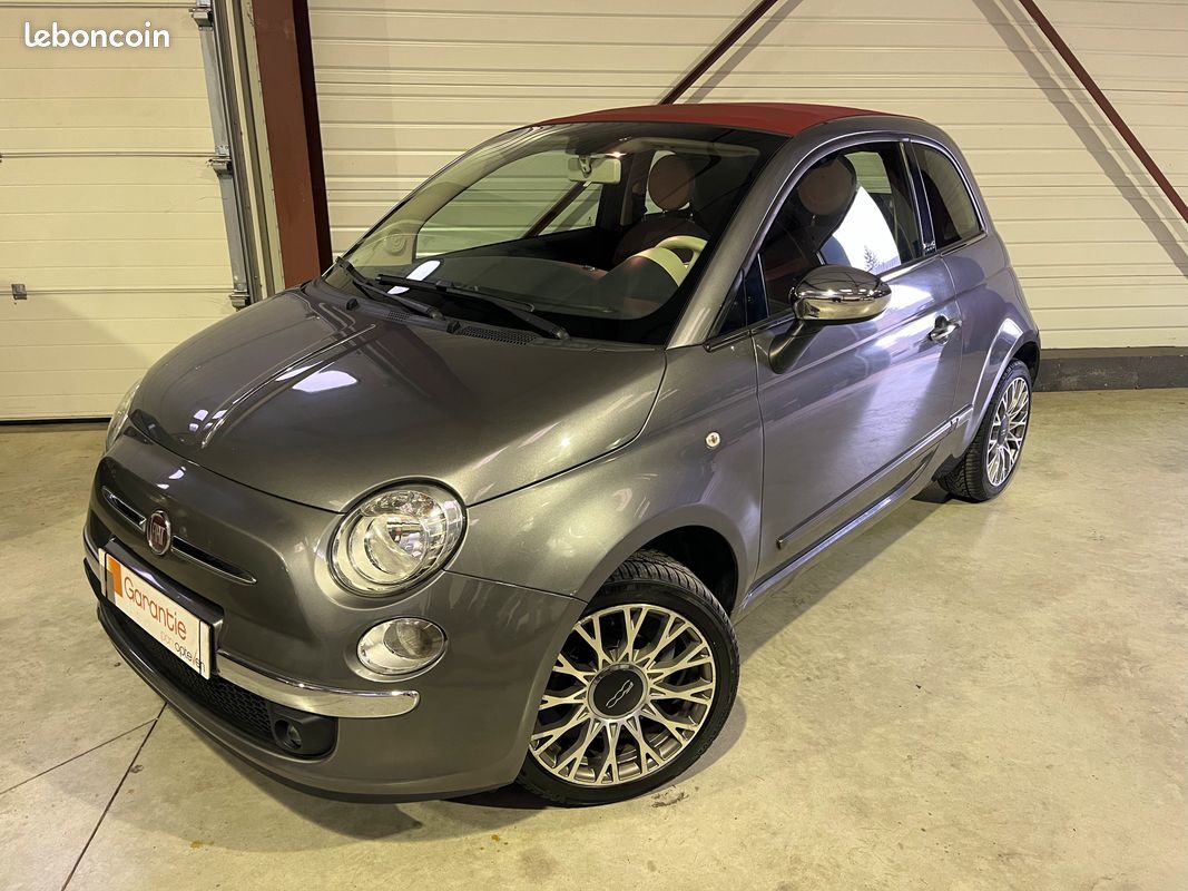 FIAT 500 1L2 69ch cabriolet / 2013 / 90000 km (image 1)