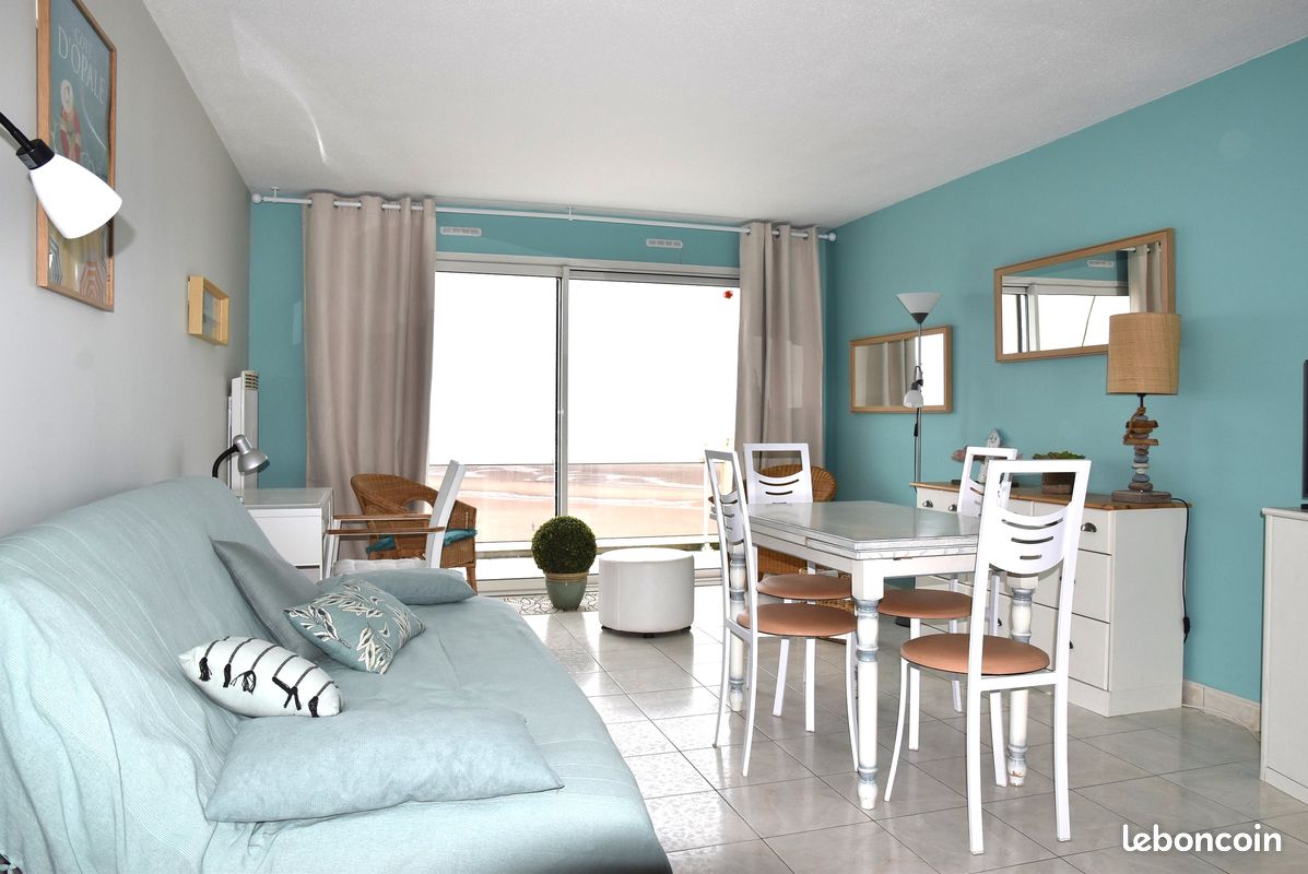Face mer appartement cosy pour 4 personnes : détente ou télétravail (image 1)