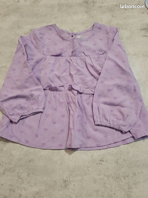 Lot 5 t-shirts fille 5 ans (image 6)