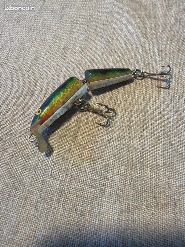 Vintage Rapala Countdown Blue Finland Fishing Lure Freshwater Bass