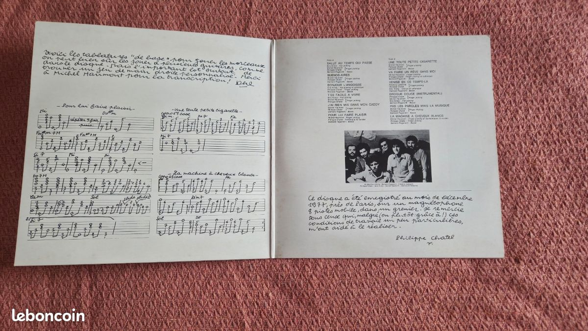 Philippe Chatel - Salut au temps qui passe - Vinyl 33 tours (image 2)