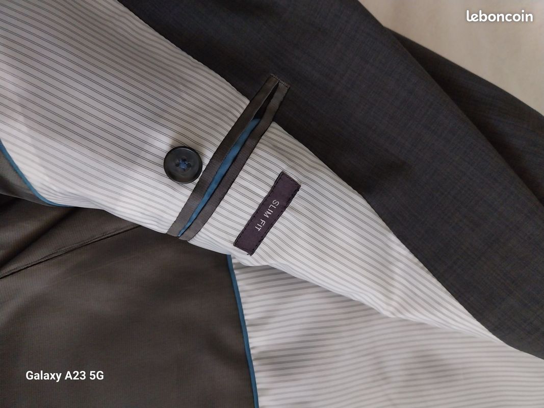 Veste de Costume Homme Devred 1902 Taille 48 Grise chiné Vêtements