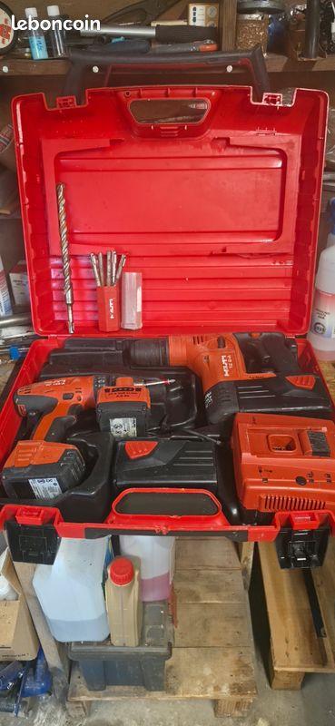Coffret outillage sans fil HILTI — Perforateur + Visseuse + Chargeur (image 4)