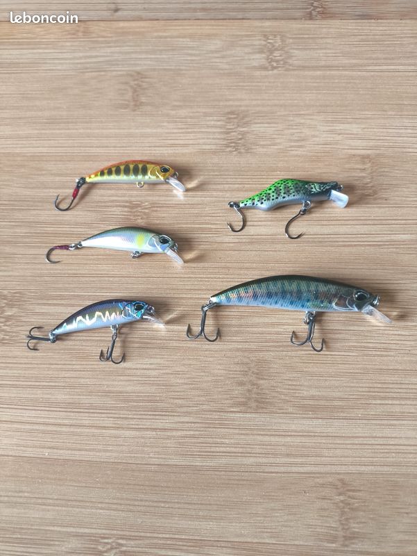 Lot leurres durs truites Ryuki et Sico lure (image 4)