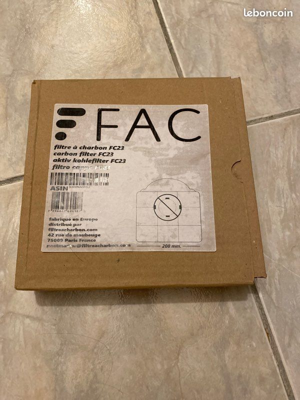 Filtre charbon FC23 (image 1)