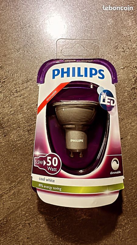 Ampoule LED philips GU10 5,5W (image 1)