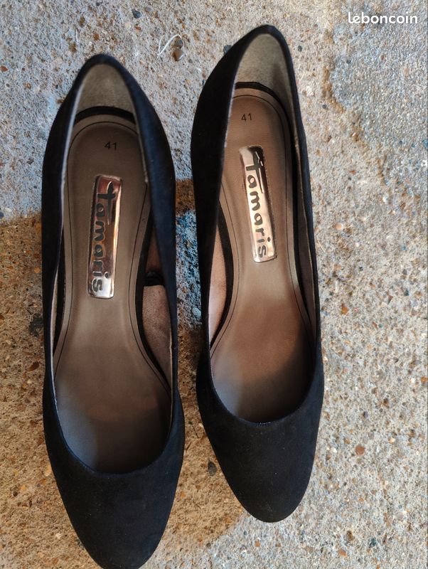 Talons noirs - Tamaris Pointure 41 presque neuve (image 3)