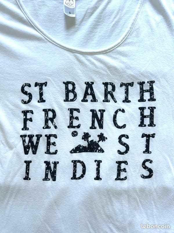 T-shirt Saint Barth Homme Col Rond - Neuf Avec étiquettes - Coton Couleur Noir - Style Basique