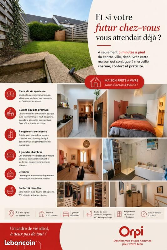 Maison 3 pièces 80 m² · à Amiens · 80 m² · 277 000 €
