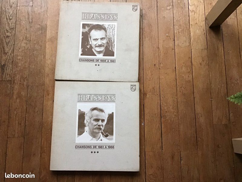 Deux Coffrets 33tours vinyles Brassens (image 1)