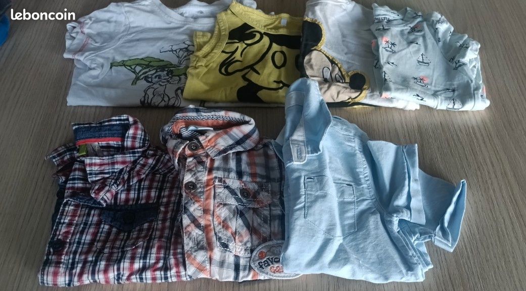 T-shirt et chemises courte bébé - 9 mois (image 1)