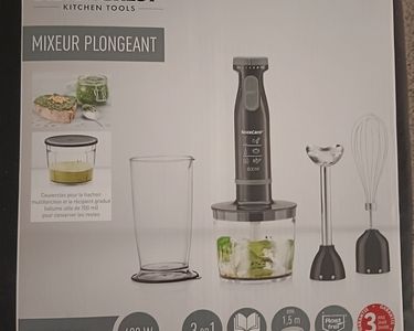 Arendo Mixeur en acier inoxydable 1400 W 24 000 U min avec Arendo Mixeur en acier inoxydable 1400 W 24 000 U min avec