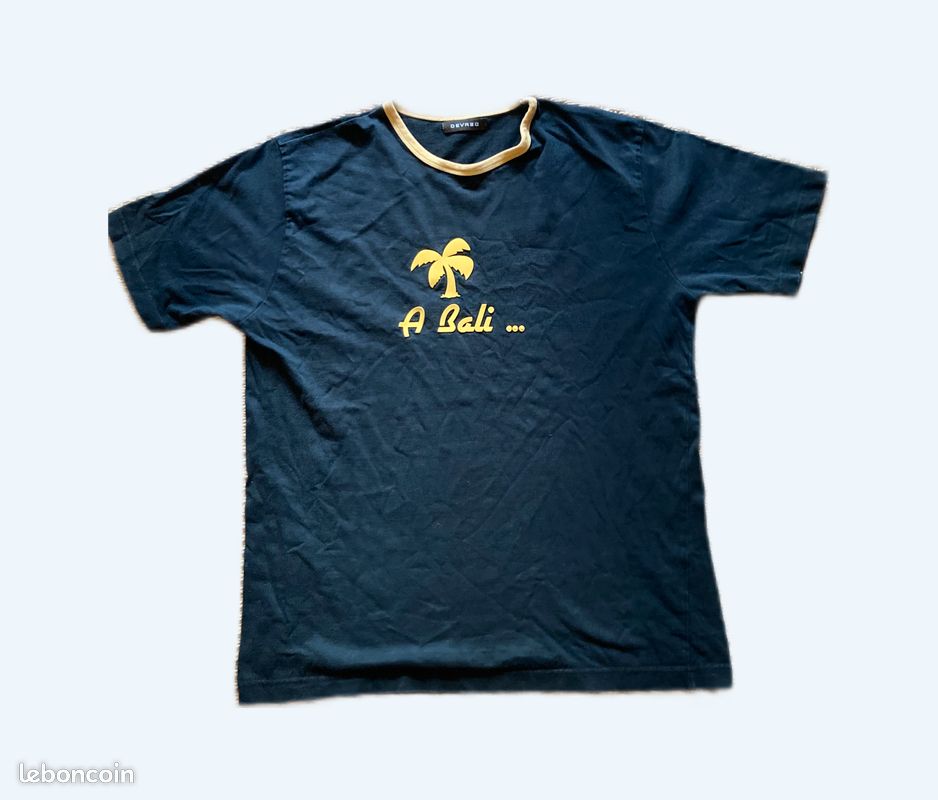 Tee shirt noir devred (image 1)