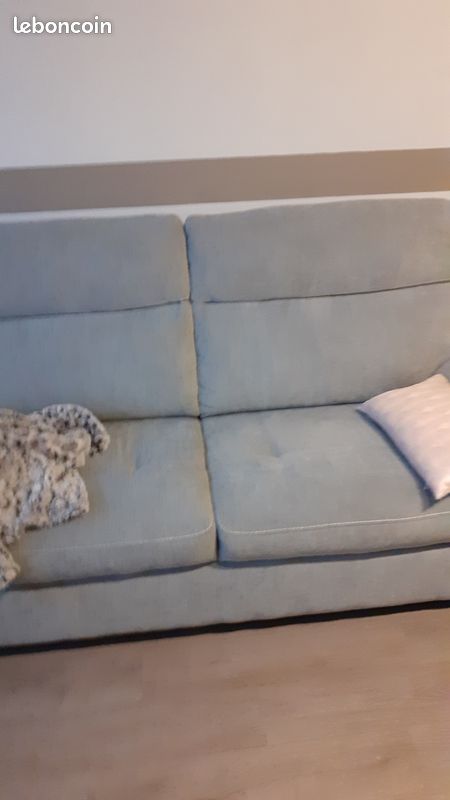 Canape gris (image 1)