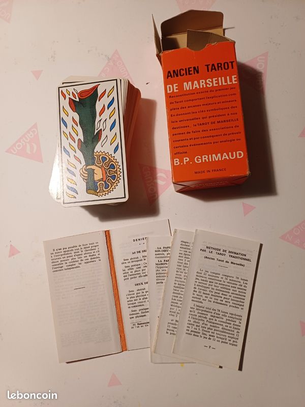 Ancient Tarot De Marseille - 1970 Grimaud - Vintage