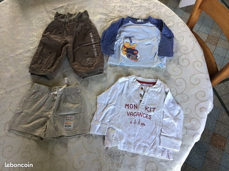 Lot vêtements 9 à 12 mois (image 2)