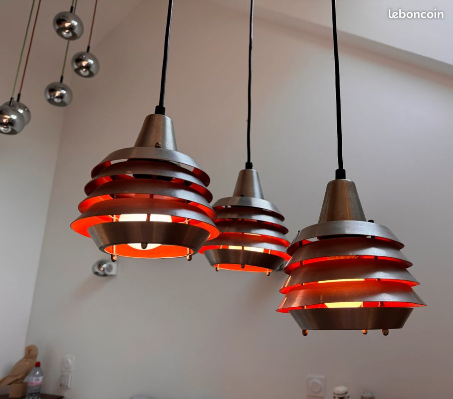 VENDU / Superbe suspension cascade vintage / Lakro de Carl Thore (image 8)