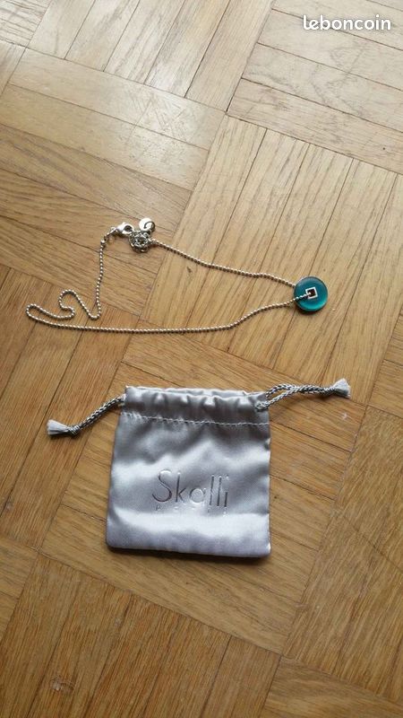Collier Skalli rose/bleu (image 1)