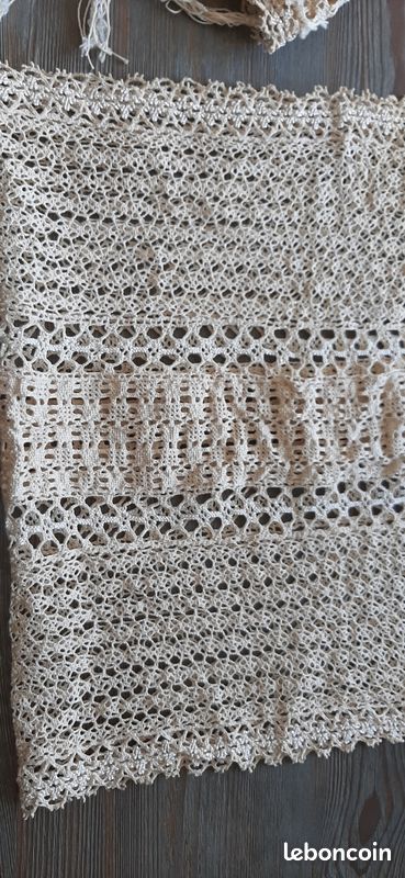 Anciens rideaux crochet fait main (image 5)