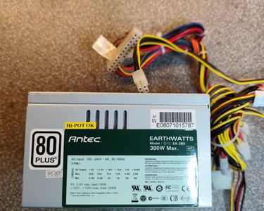 Antec EarthWath EA-380D Green - Bloc d'alimentation PC 380W certifié 80 Plus Bro