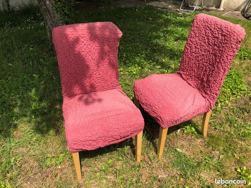 2 chaises beiges (image 2)