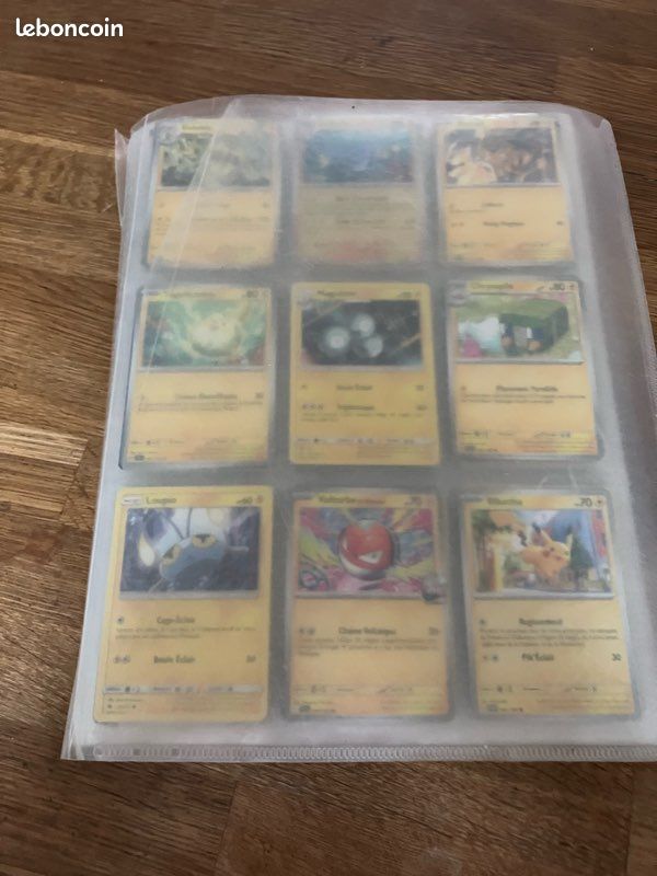 Lot 350 cartes Pokémon dans classeur (image 9)