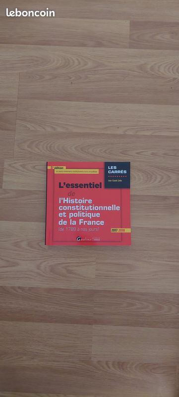 Manuel Histoire Constitutionnelle de la France (image 1)