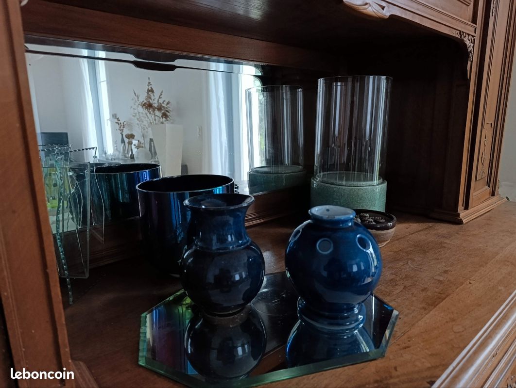Buffet style Art nouveau en bois clair (image 5)