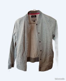 Gilet Kiabi 10 ans gris (image 1)