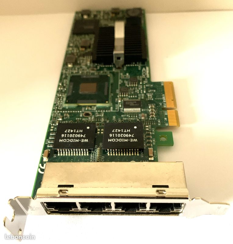 Carte Réseau Intel PRO/1000 MT - 2 Ports PCI - Pour Serveur - Occasion