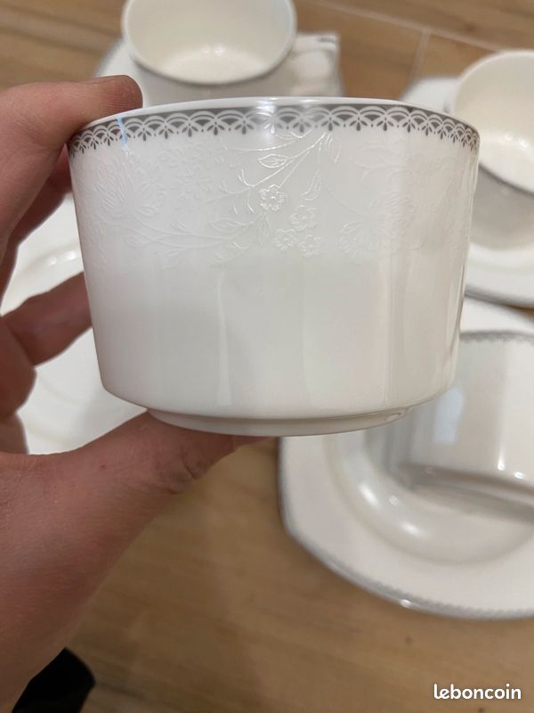 Lot de 6 Tasses a café et sous-verres (image 2)