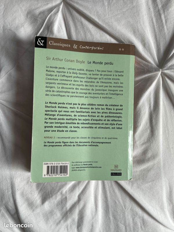 Livre Le monde Perdu (image 3)