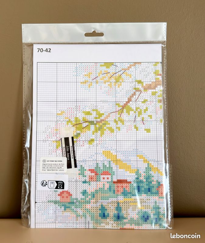 Kit NEUF broderie point de croix « Jours d’insouciance » Magic Needle (image 2)