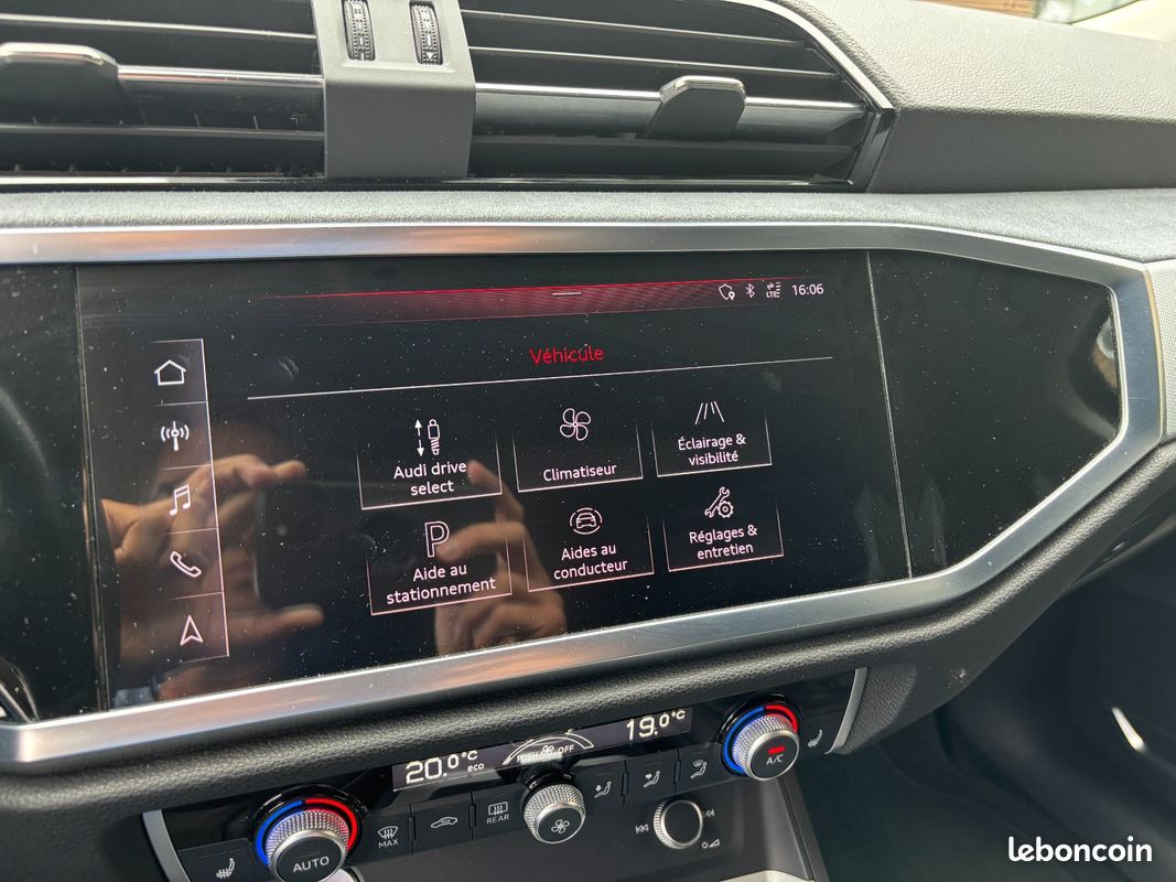 AUDI Q3 Q3 35 TDI 150 ch S tronic 7 Design Luxe OPTIONS/PHARES MATRIX/JANTES SPORT/BANG OLUFSEN/SUIVI COMPLE (image 27)