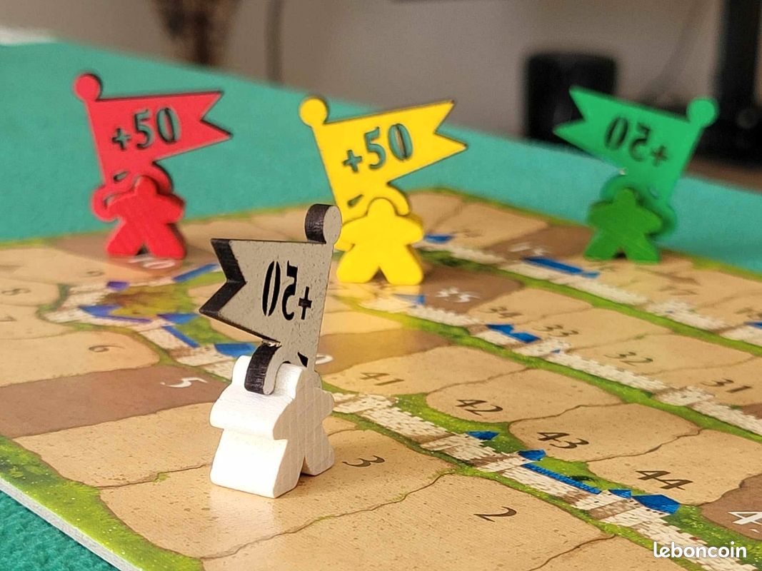 Meeple + Drapeau scoring Carcassonne (image 1)
