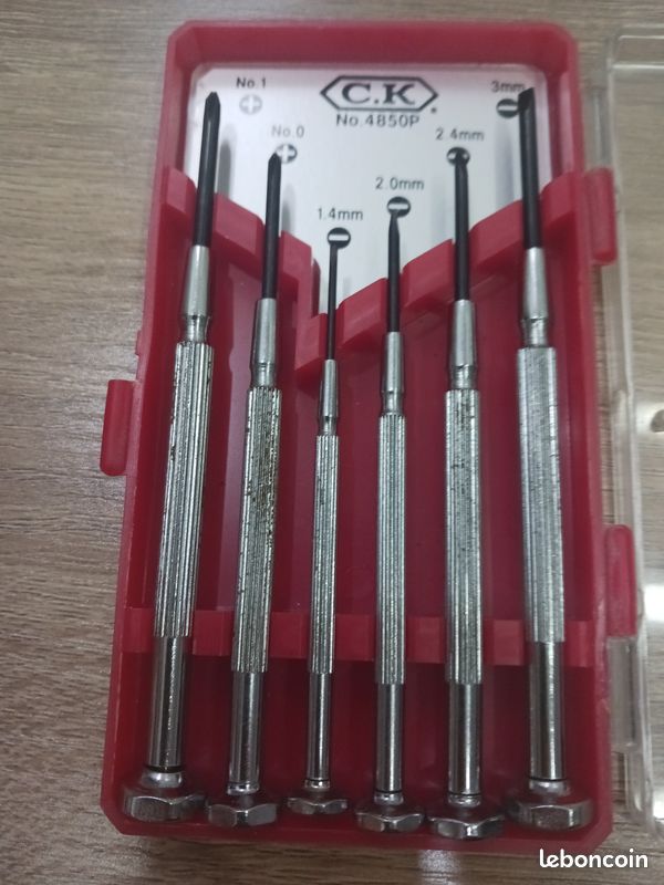 C.K T4850P Jeu de 6 Tournevis de Précision (image 2)